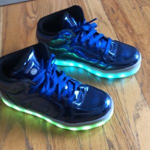 Kids’ Sketchers Energy Lights High-top Sneakers